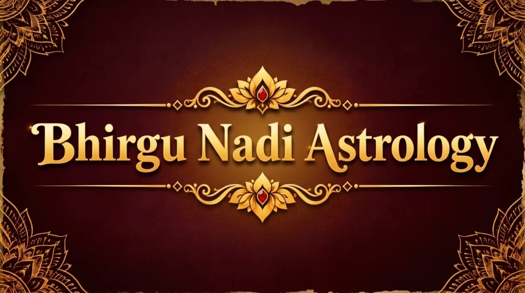 Bhrigu Nadi Astrology Banner